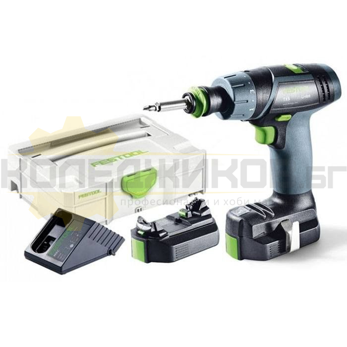 Акумулаторен винтоверт FESTOOL TXS LI 2.6 Plus - 1 - Koledzhikov.bg Акумулаторен винтоверт FESTOOL TXS LI 2.6 Plus - 1