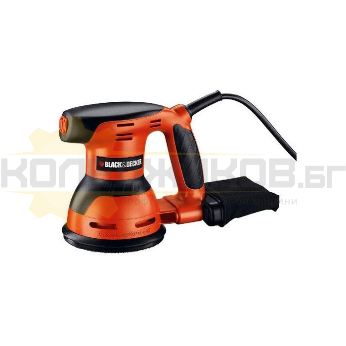 Електрически ексцентършлайф BLACK+DECKER KA198 - 1 - Koledzhikov.bg Електрически ексцентършлайф BLACK+DECKER KA198 - 1