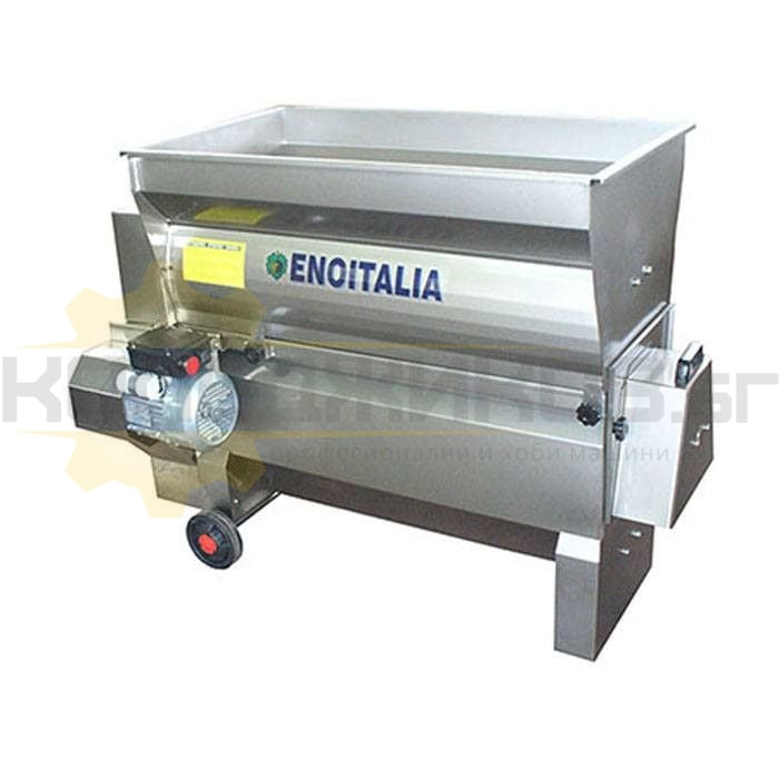 Електрическа гроздомелачка ронкачка с помпа ENOITALIA JOLLY 30 AR INOX - 1 - Koledzhikov.bg Електрическа гроздомелачка ронкачка с помпа ENOITALIA JOLLY 30 AR INOX - 1