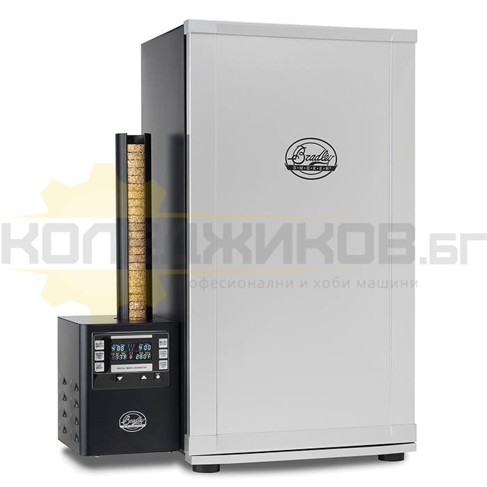 Дигитална пушилня за месо с 4 полици BRADLEY SMOKER - 1 - Koledzhikov.bg Дигитална пушилня за месо с 4 полици BRADLEY SMOKER - 1