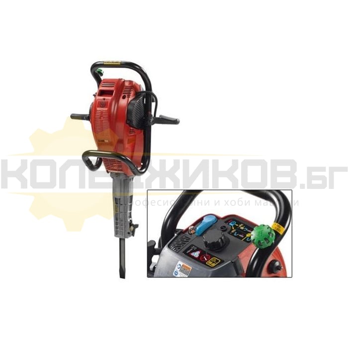 Бензинов къртач CHICAGO PNEUMATIC RED HAWK ROAD - 1 - Koledzhikov.bg Бензинов къртач CHICAGO PNEUMATIC RED HAWK ROAD - 1