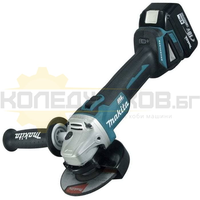 Акумулаторен ъглошлайф MAKITA DGA504RFE - 1 - Koledzhikov.bg Акумулаторен ъглошлайф MAKITA DGA504RFE - 1