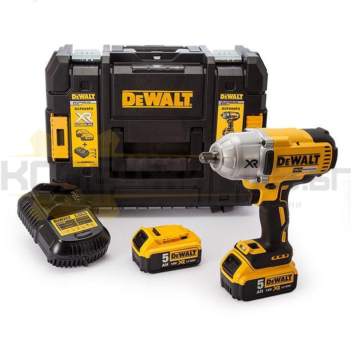 Акумулаторен ударен гайковерт DeWALT DCF899P2 - 1 - Koledzhikov.bg Акумулаторен ударен гайковерт DeWALT DCF899P2 - 1