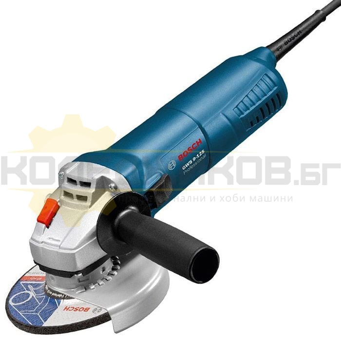 Електрически ъглошлайф BOSCH GWS 9 - 1 - Koledzhikov.bg Електрически ъглошлайф BOSCH GWS 9 - 1