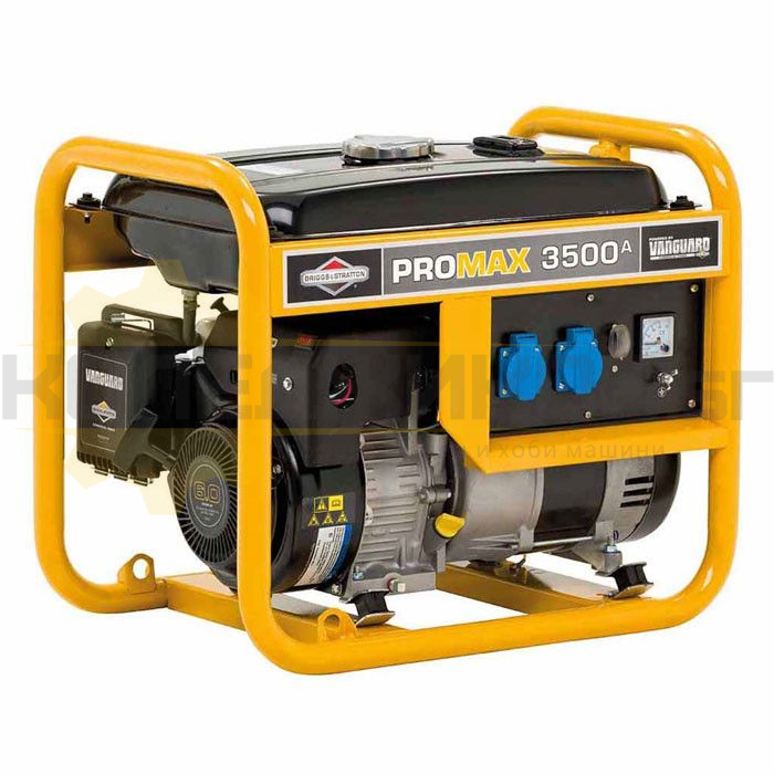 Бензинов монофазен генератор за ток B&S ProMax 3500A, 6.5 к.с. - 
