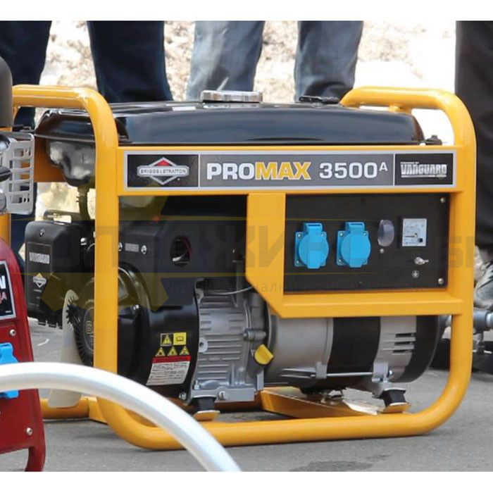 Бензинов монофазен генератор за ток B&S ProMax 3500A, 6.5 к.с. - 