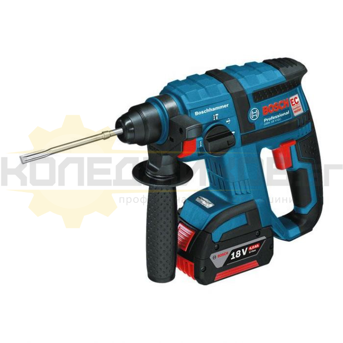 Акумулаторен перфоратор SDS-plus BOSCH GBH 18V EC - 1 - Koledzhikov.bg Акумулаторен перфоратор SDS-plus BOSCH GBH 18V EC - 1