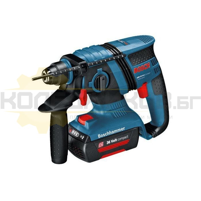 Акумулаторен перфоратор SDS-plus BOSCH GBH 36V-EC Compact - 1 - Koledzhikov.bg Акумулаторен перфоратор SDS-plus BOSCH GBH 36V-EC Compact - 1