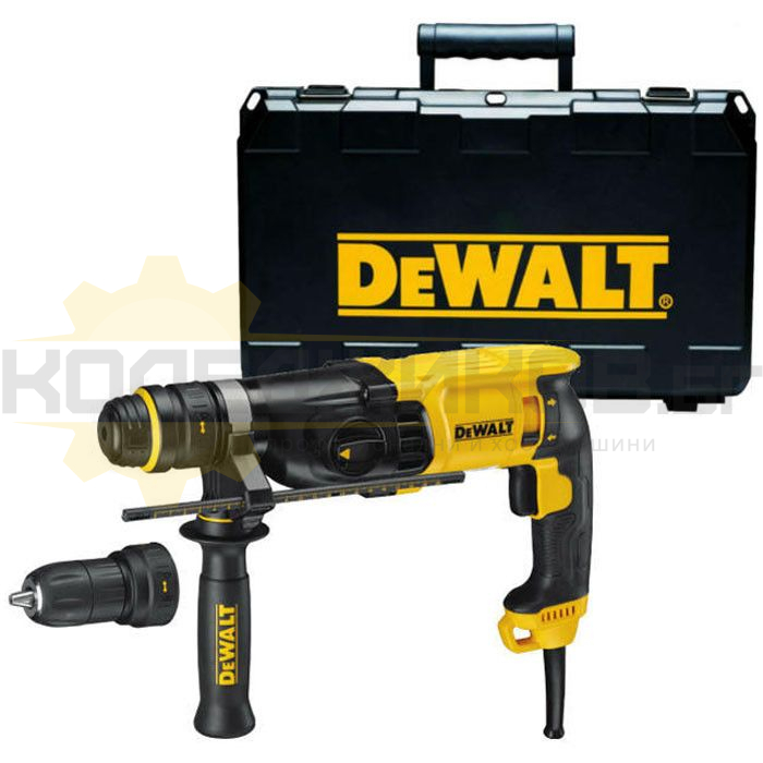 Електрически перфоратор SDS-plus DeWALT D25144K - 1 - Koledzhikov.bg Електрически перфоратор SDS-plus DeWALT D25144K - 1