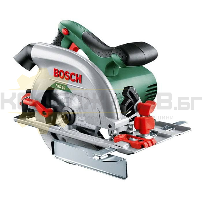 Ръчен циркуляр BOSCH PKS 55 - 1 - Koledzhikov.bg Ръчен циркуляр BOSCH PKS 55 - 1
