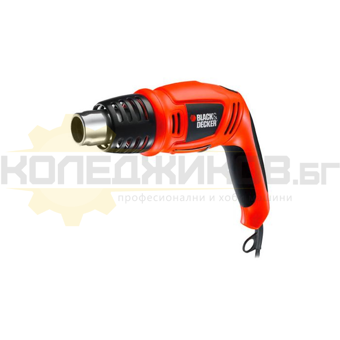 Пистолет за горещ въздух BLACK+DECKER KX1692 - 1 - Koledzhikov.bg Пистолет за горещ въздух BLACK+DECKER KX1692 - 1