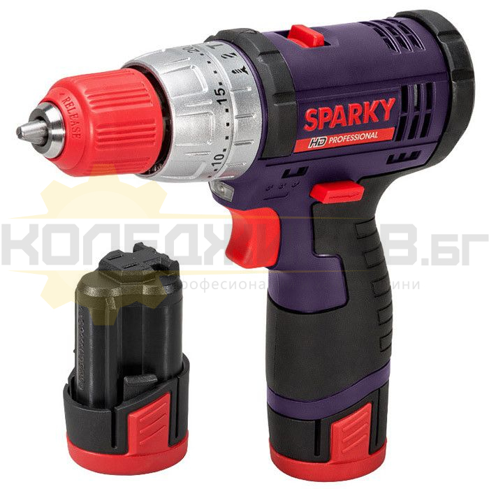 Акумулаторен ударен винтоверт SPARKY BUR2 10.8 Li-C HD - 1 - Koledzhikov.bg Акумулаторен ударен винтоверт SPARKY BUR2 10.8 Li-C HD - 1