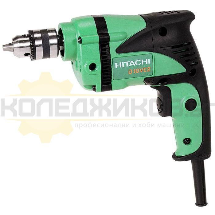 Електрическа бормашина HITACHI - HiKOKI D10VC2 - 1 - Koledzhikov.bg Електрическа бормашина HITACHI - HiKOKI D10VC2 - 1