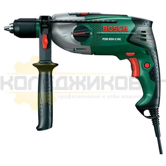 Електрическа ударна бормашина BOSCH PSB 850-2 RE - 1 - Koledzhikov.bg Електрическа ударна бормашина BOSCH PSB 850-2 RE - 1