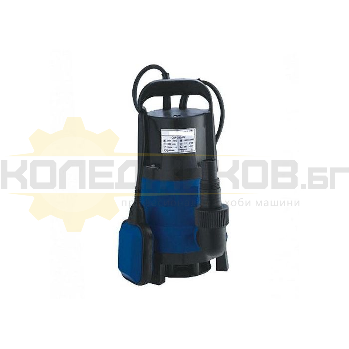 Дренажна помпа ELECTROMASH QDP 550 AW - 1 - Koledzhikov.bg Дренажна помпа ELECTROMASH QDP 550 AW - 1
