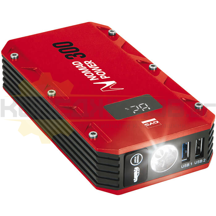 Стартерно устройство за акумулатор - бустер GYS NOMAD POWER 300, 12V, 2.5Ah, 900A - 1 - Koledzhikov.bg Стартерно устройство за акумулатор - бустер GYS NOMAD POWER 300, 12V, 2.5Ah, 900A - 1